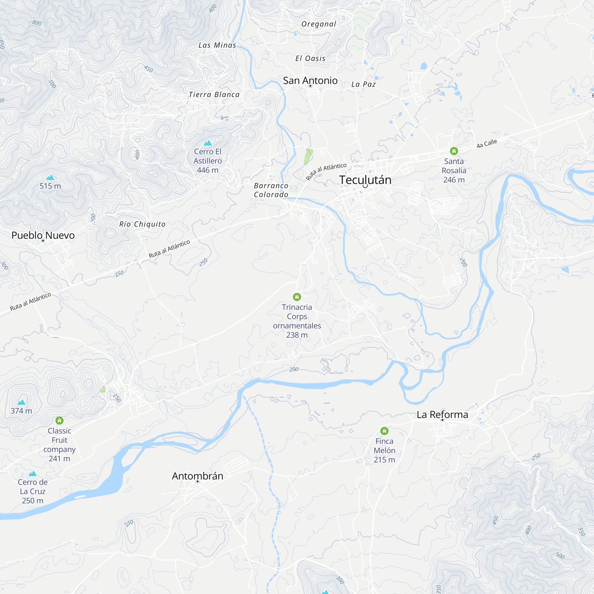 Trinacria Corps ornamentales map