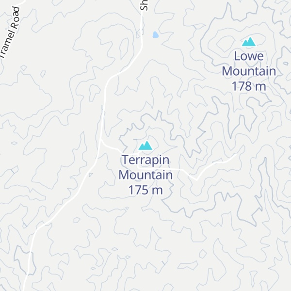 Map of Terrapin Mountain