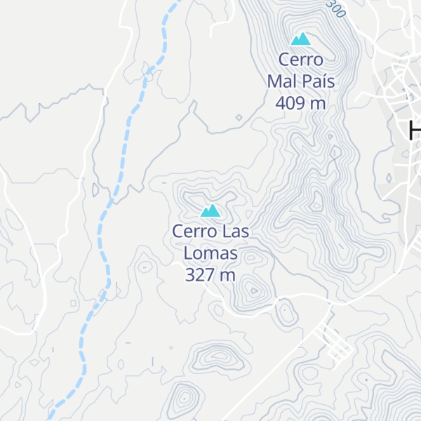 Map of Cerro Las Lomas