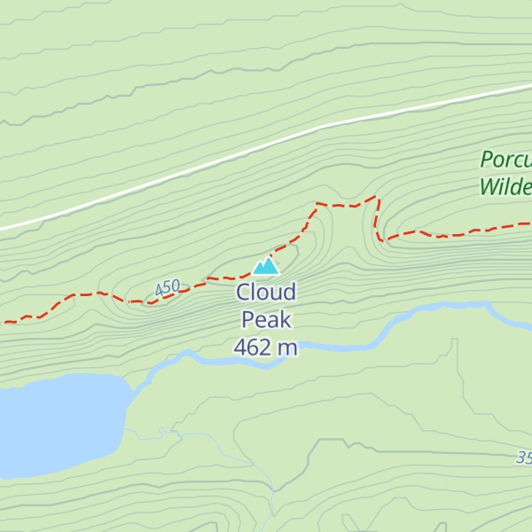 Map of Cloud Peak