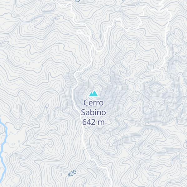 Map of Cerro Sabino