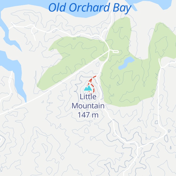 Map of Little Mountain