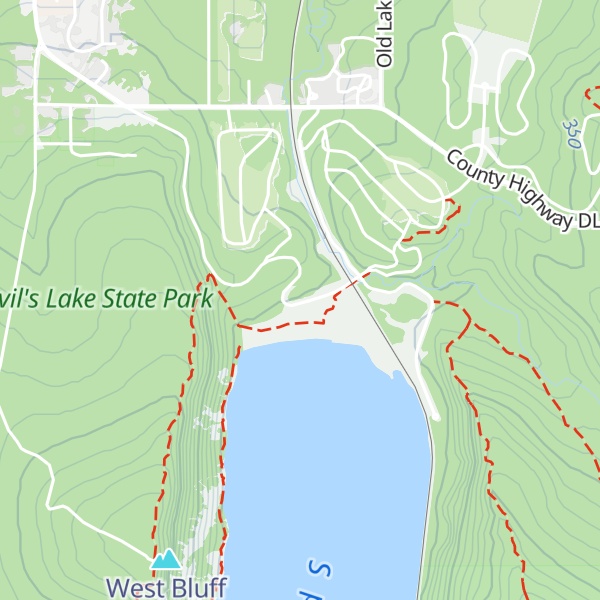 Map of Visitor Center North Shore