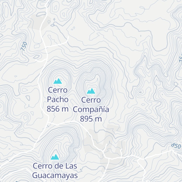 Map of Cerro Compañía
