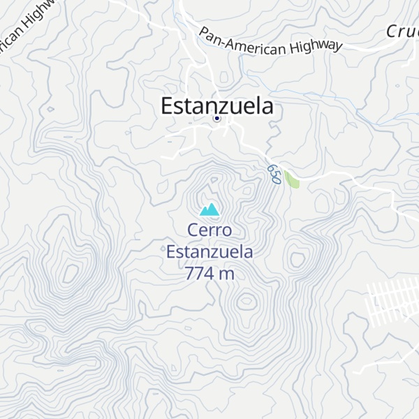 Map of Cerro Estanzuela
