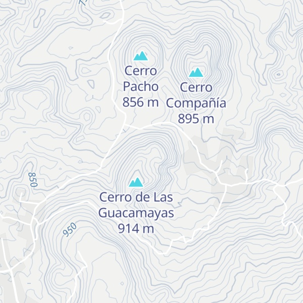Map of Cerro de Los Castillo