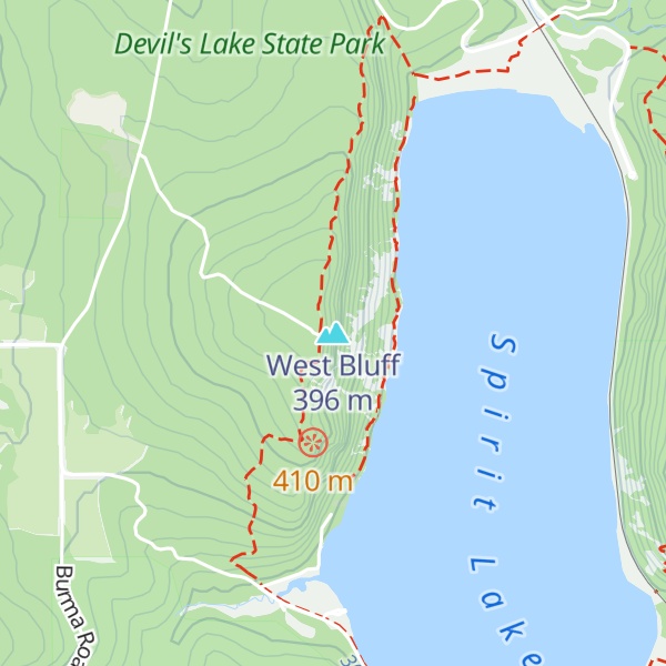 Map of West Bluff