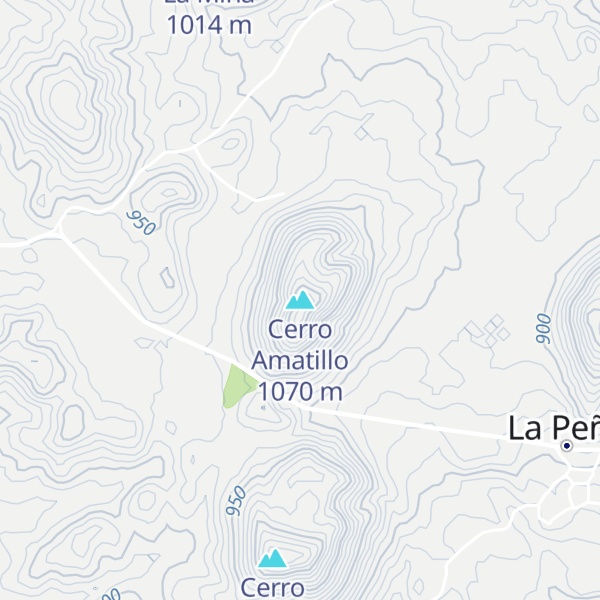 Map of Cerro Amatillo
