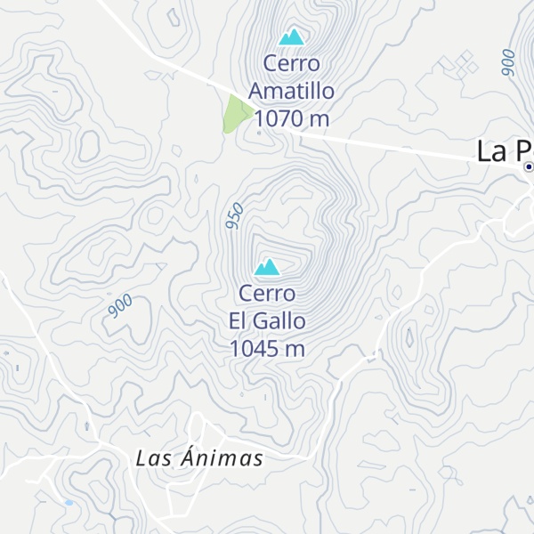 Map of Cerro El Gallo