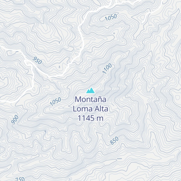 Map of Montaña Loma Alta