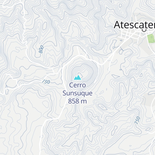 Map of Cerro Sunsuque