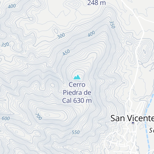 Map of Cerro Piedra de Cal