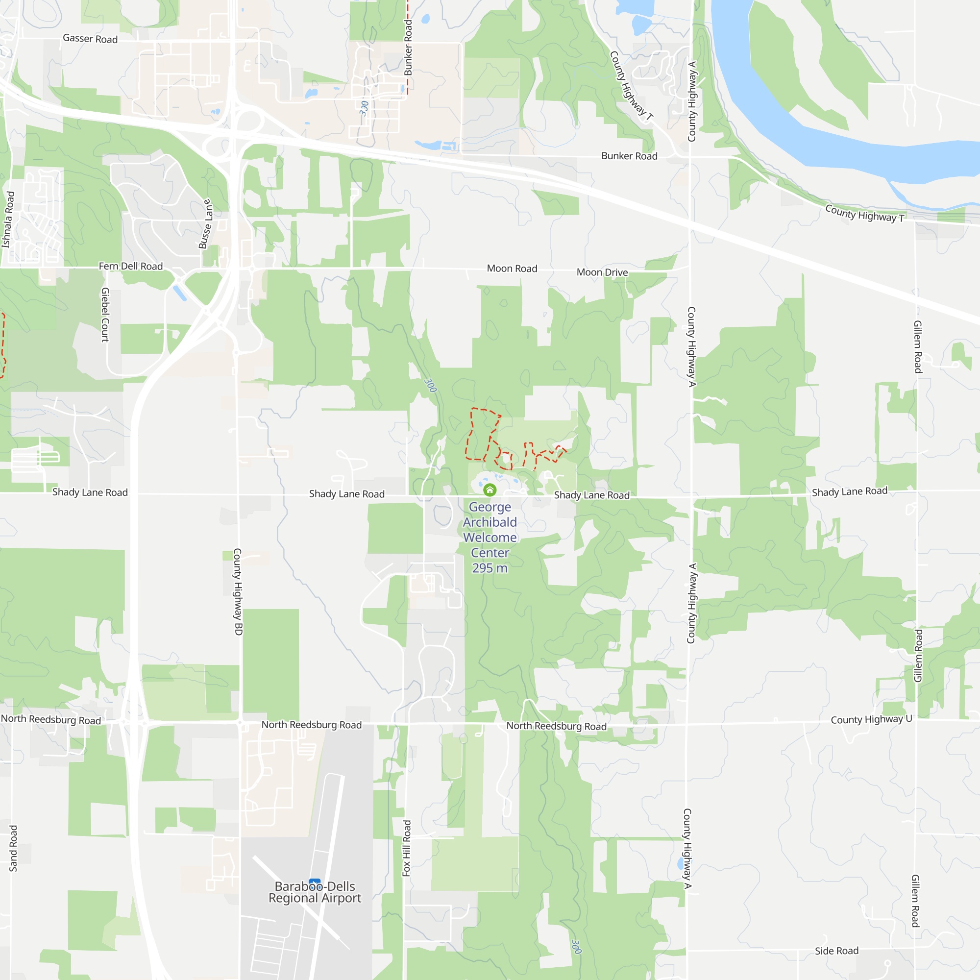 George Archibald Welcome Center map
