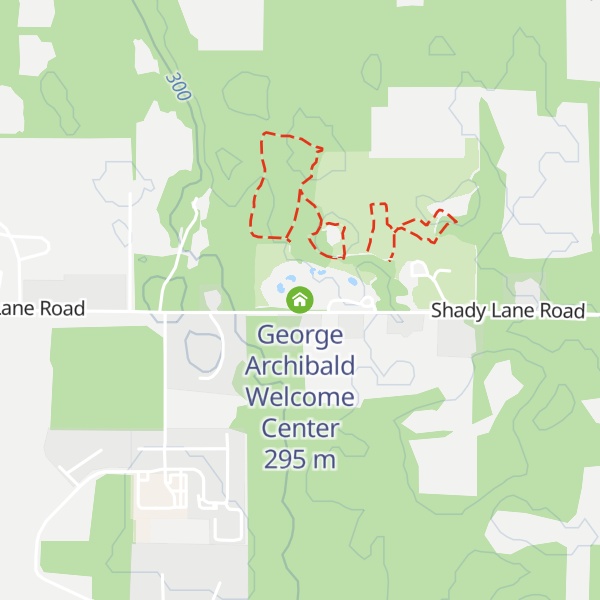 Map of George Archibald Welcome Center