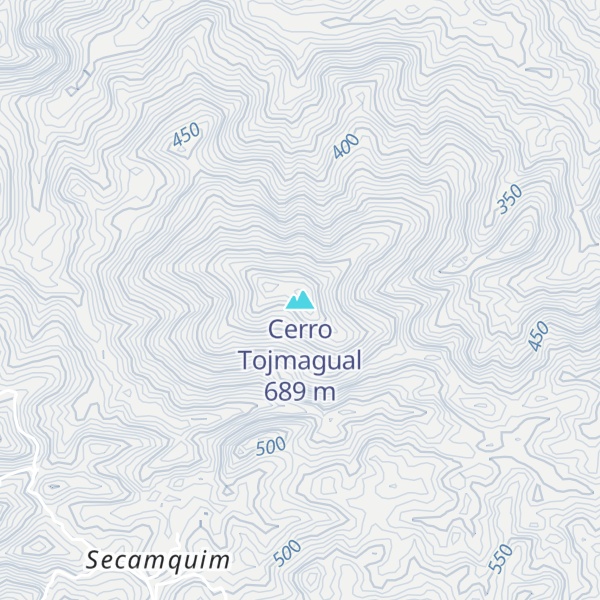 Map of Cerro Tojmagual