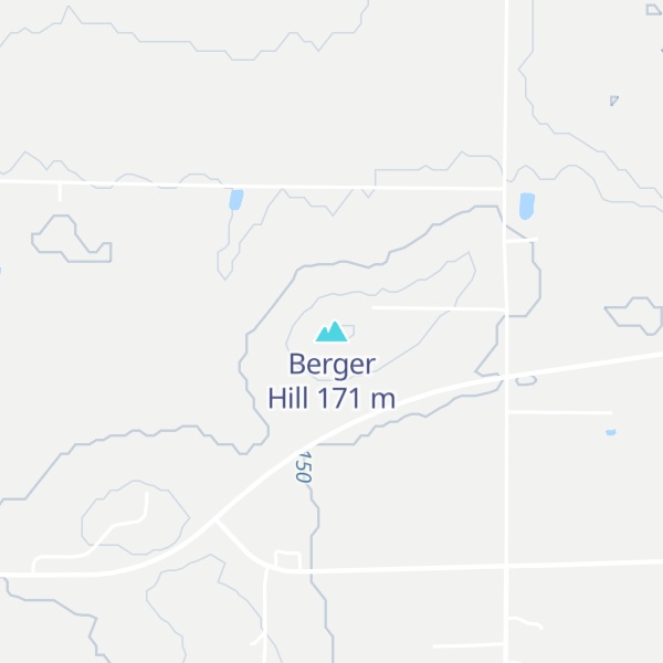Map of Berger Hill