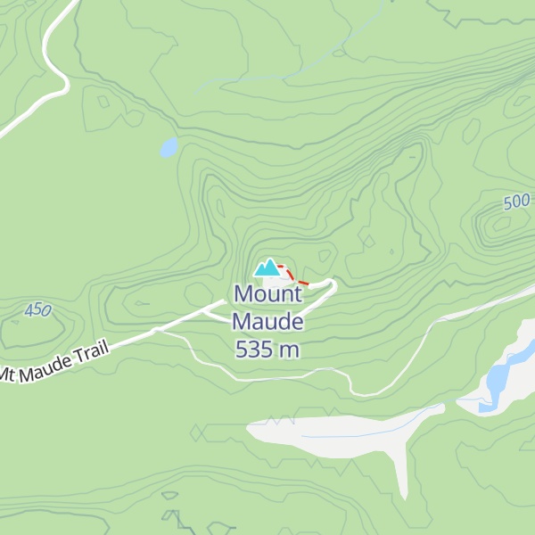 Map of Mount Maude