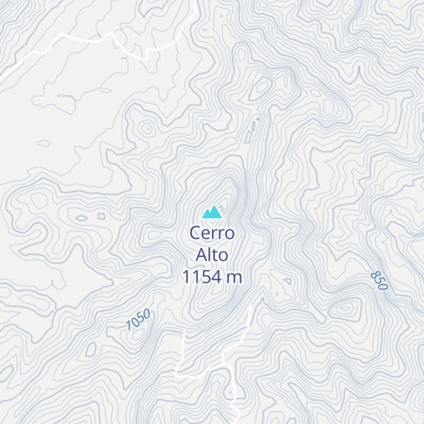 Map of Cerro Alto