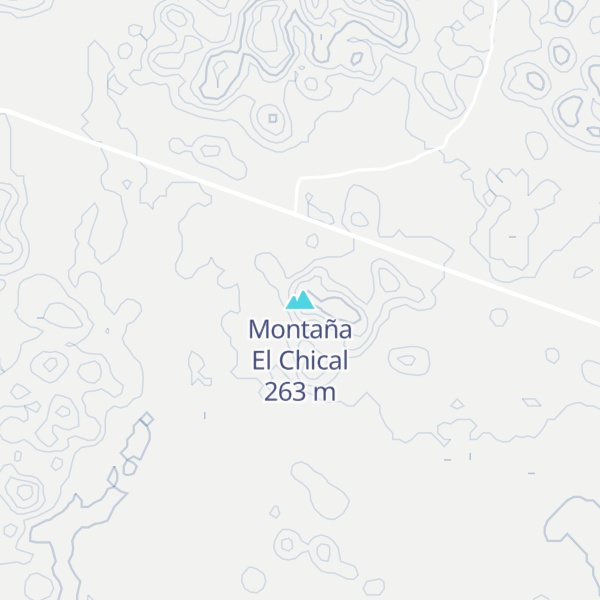 Map of Montaña El Chical