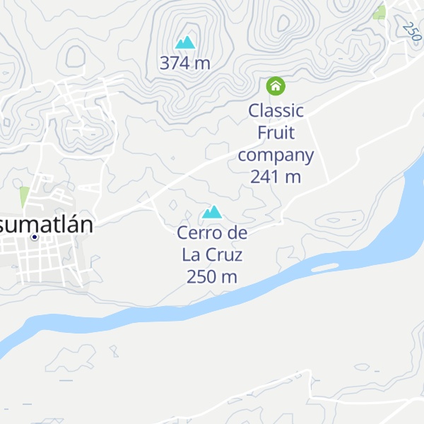 Map of Cerro de La Cruz