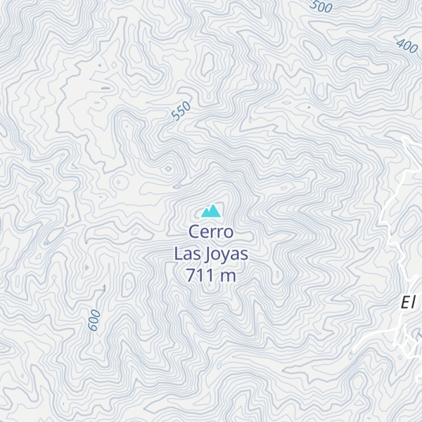 Map of Cerro Las Joyas