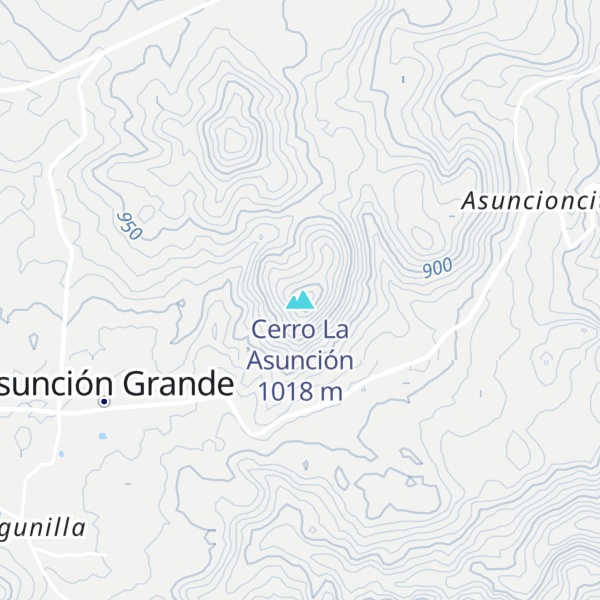 Map of Cerro La Asunción