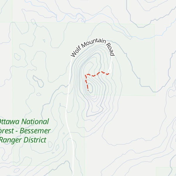 Map of Wolf Mountain