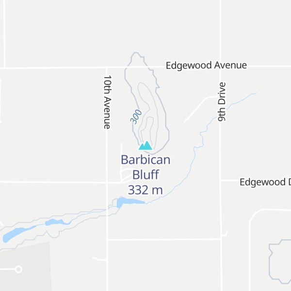 Map of Barbican Bluff