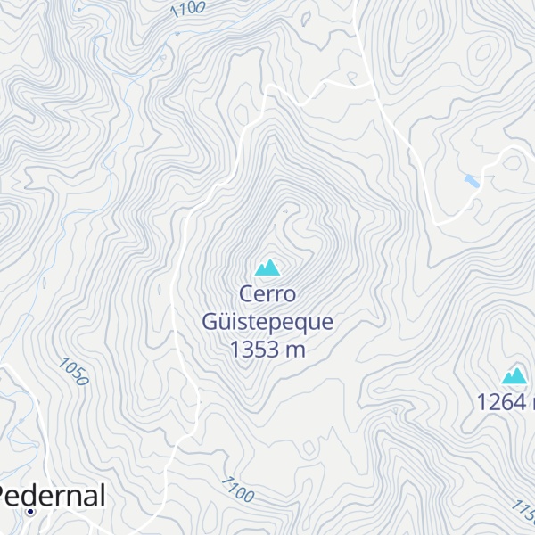 Map of Cerro Güistepeque