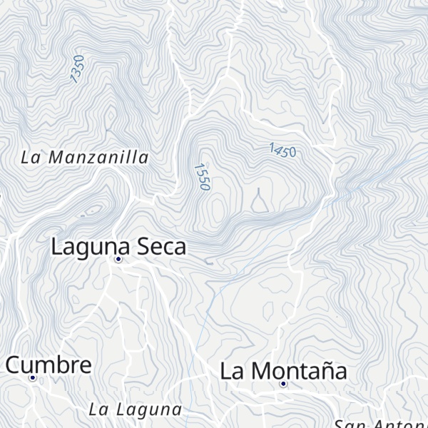 Map of Cerro La Botija