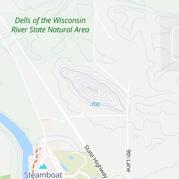 Map of Blue Mound