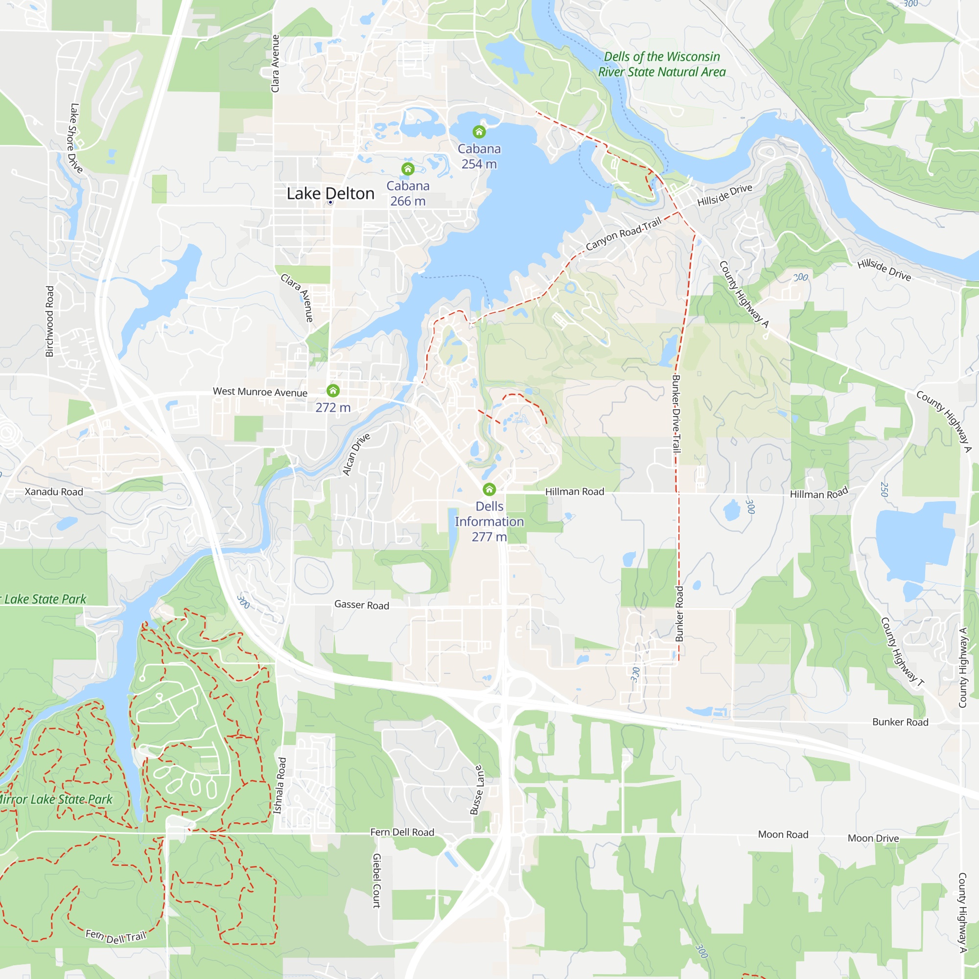 Dells Information map