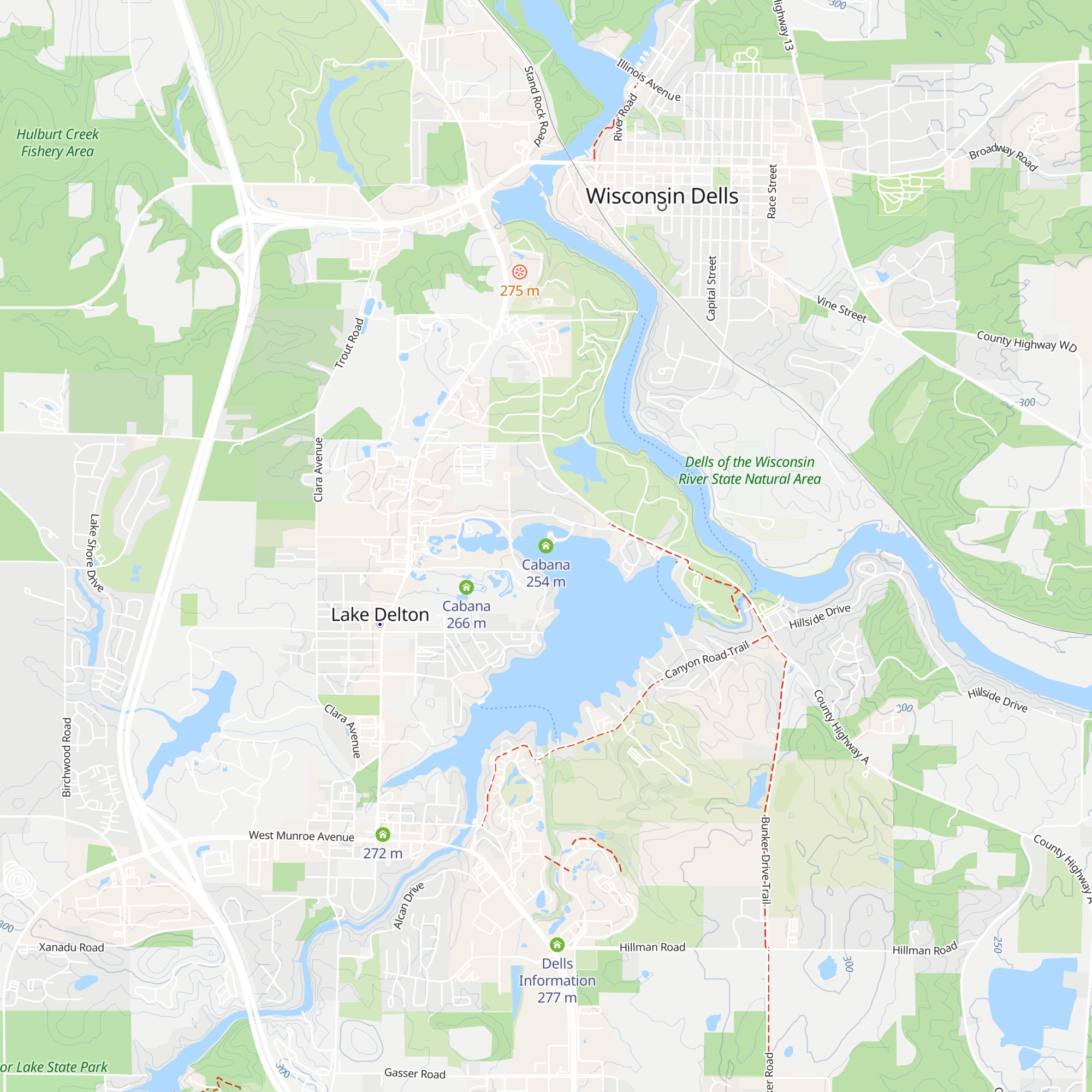 Cabana map