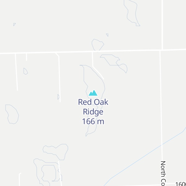 Map of Red Oak Ridge