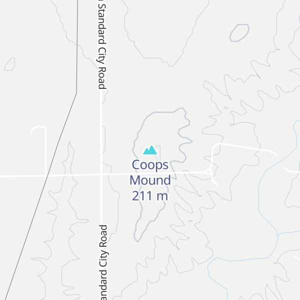 Map of Coops Mound