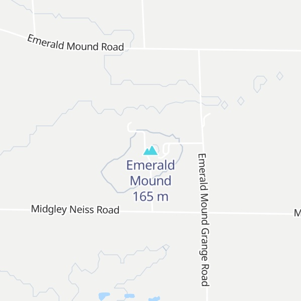 Map of Emerald Mound