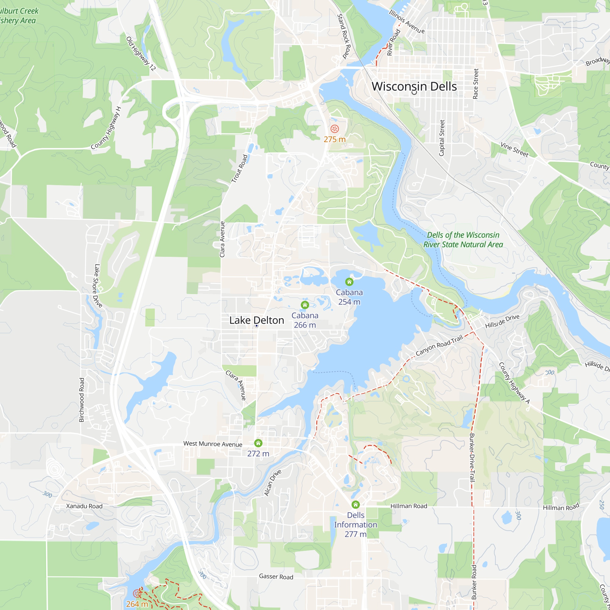 Cabana map