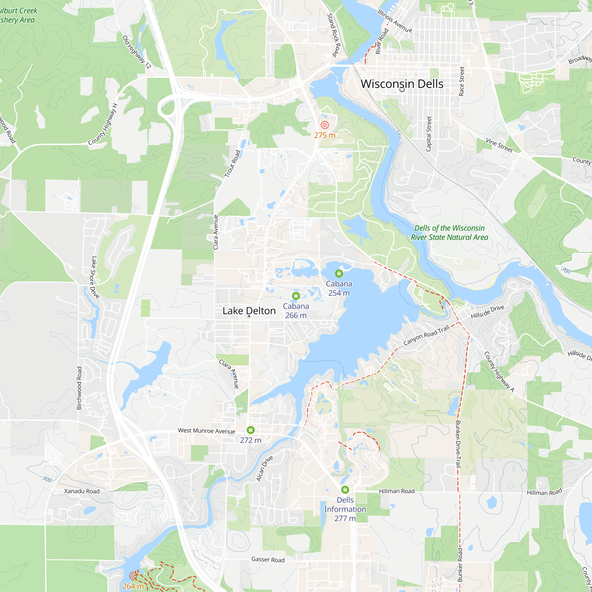 Cabana map