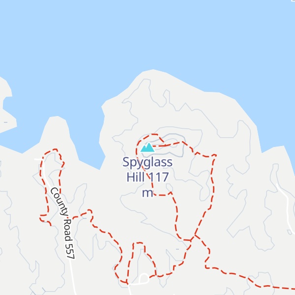 Map of Spyglass Hill