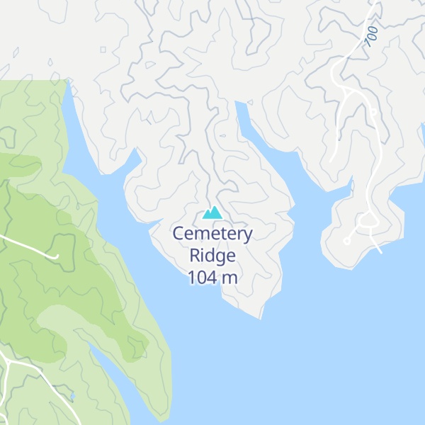 Map of Cemetery Ridge