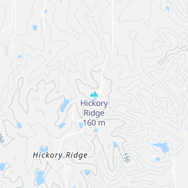Map of Hickory Ridge