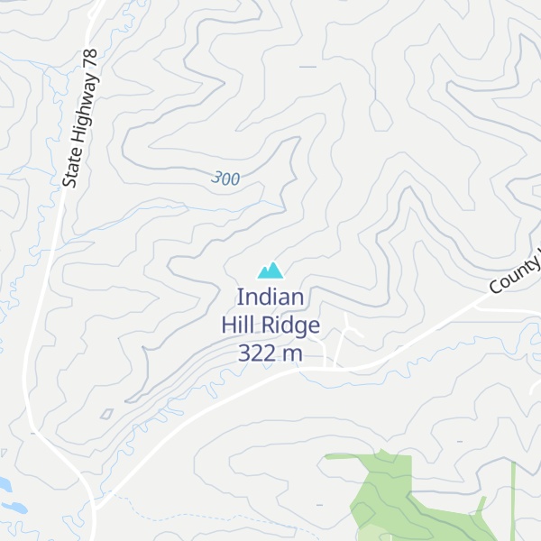 Map of Indian Hill Ridge