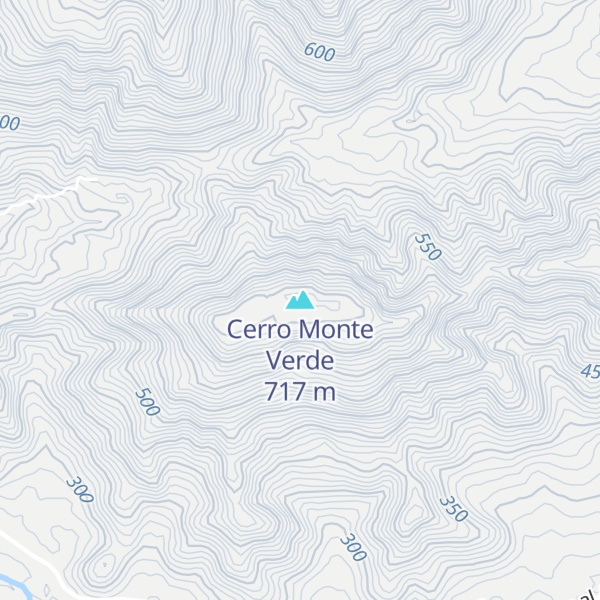 Map of Cerro Monte Verde