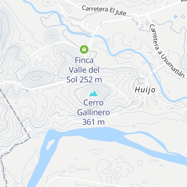 Map of Cerro Gallinero