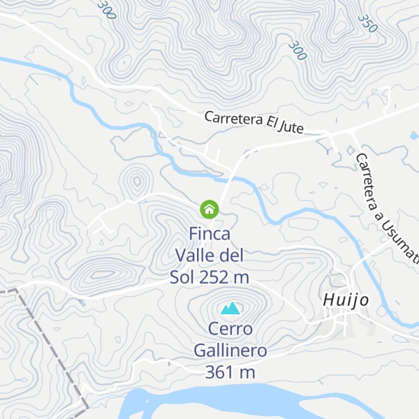 Map of Finca Valle del Sol