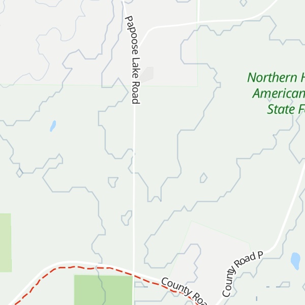 Map of Lakeland Trails Warming Hut