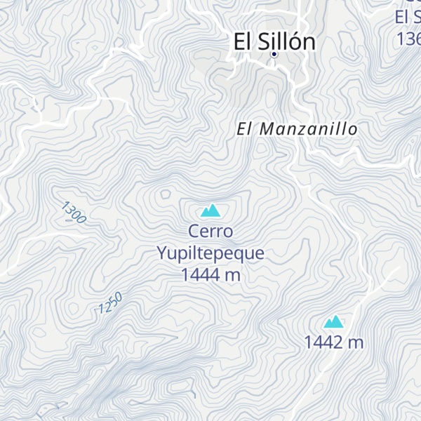 Map of Cerro Yupiltepeque