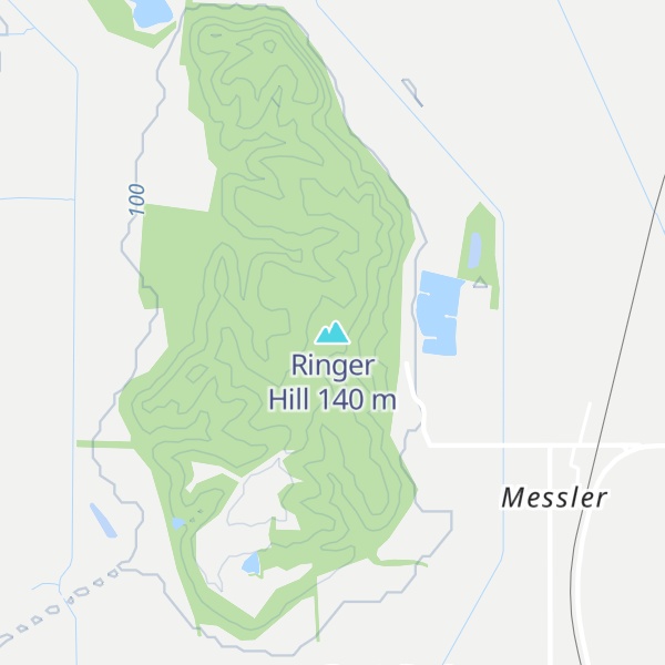 Map of Ringer Hill