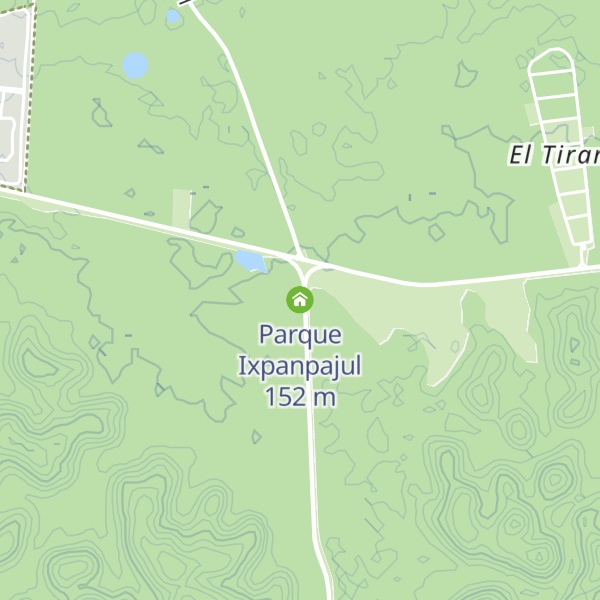 Map of Parque Ixpanpajul