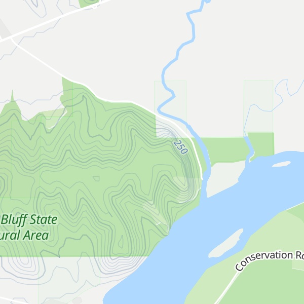 Map of Ferry Bluff